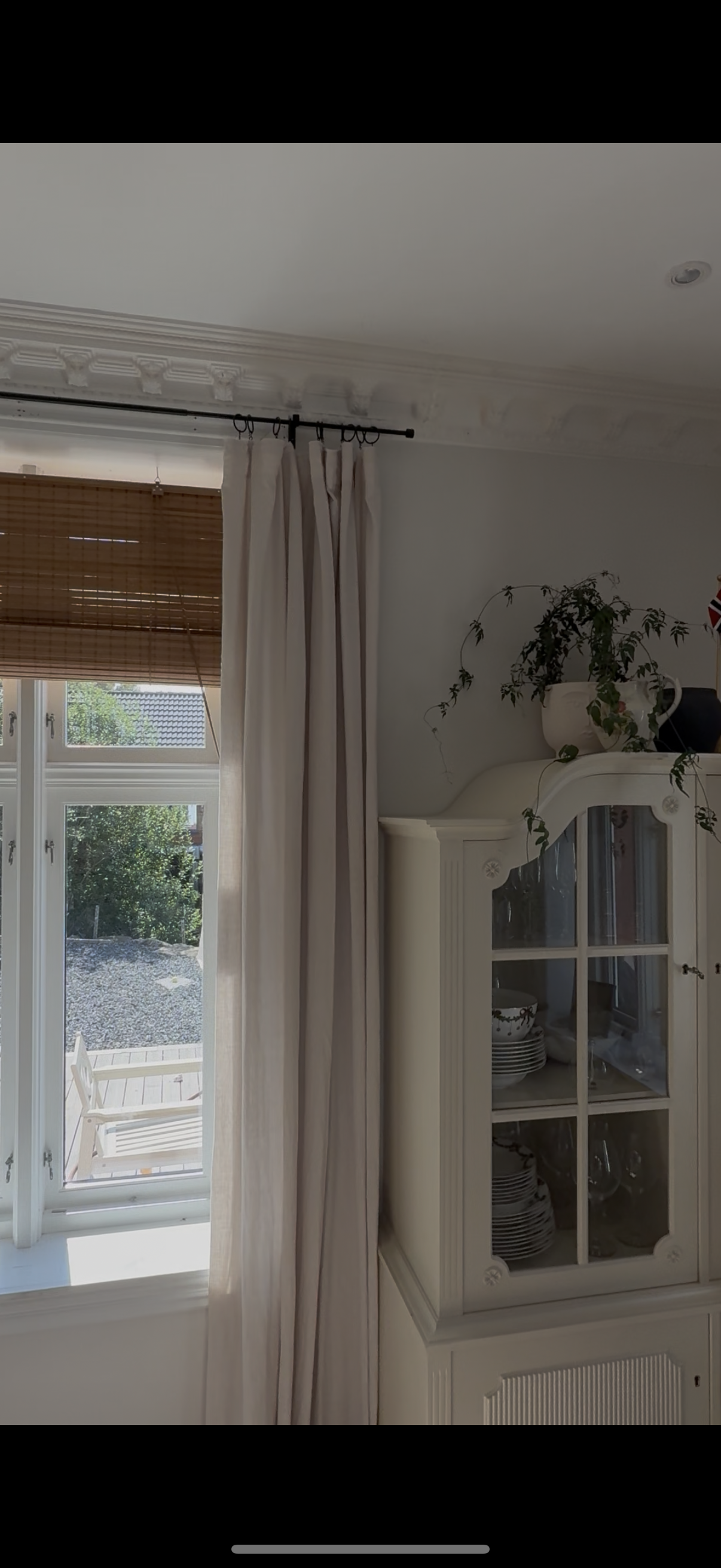 Rullegardin - Brun Heldekkende Bambus