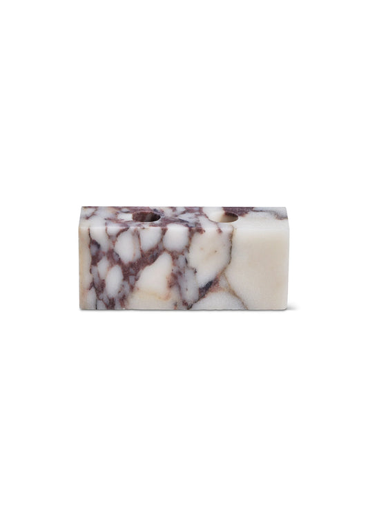 EPODE | Calacatta Violetta, candle holder 2