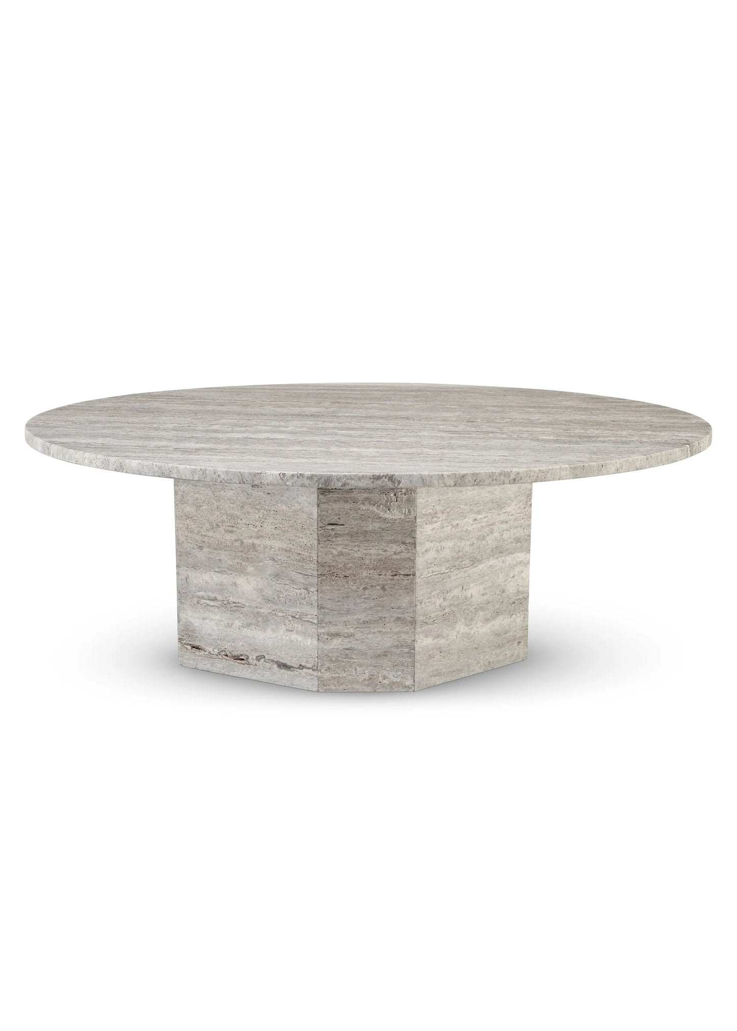 LAGO | Travertine Silver, Coffee table