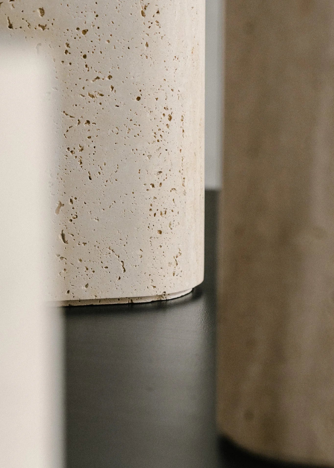 SIV | Travertine, Vase, Large