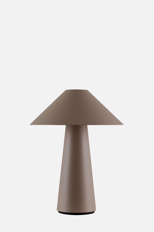 Portable table lamp Cannes IP44 – Mocha
