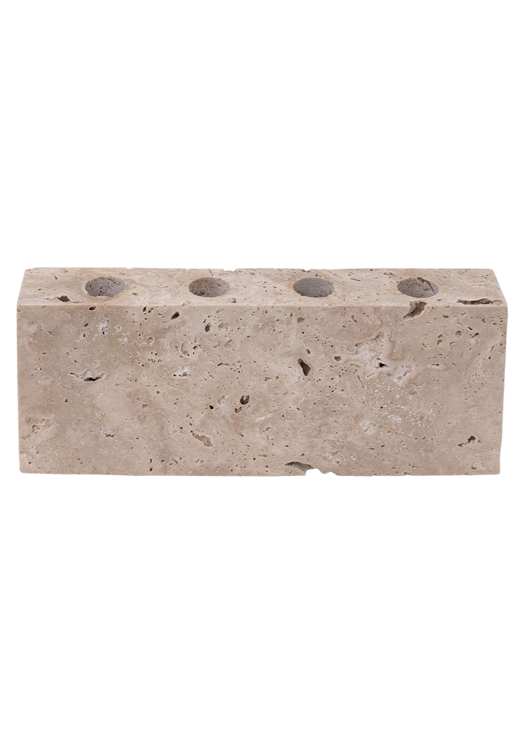 Epode | Travertine | Candle holder four candles