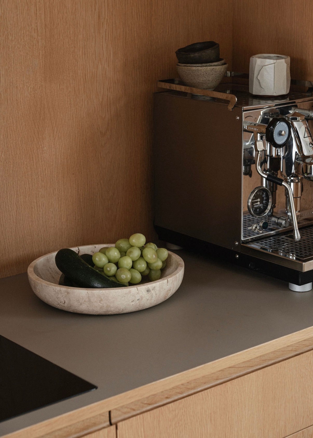 HYBEN bowl | Travertine, large