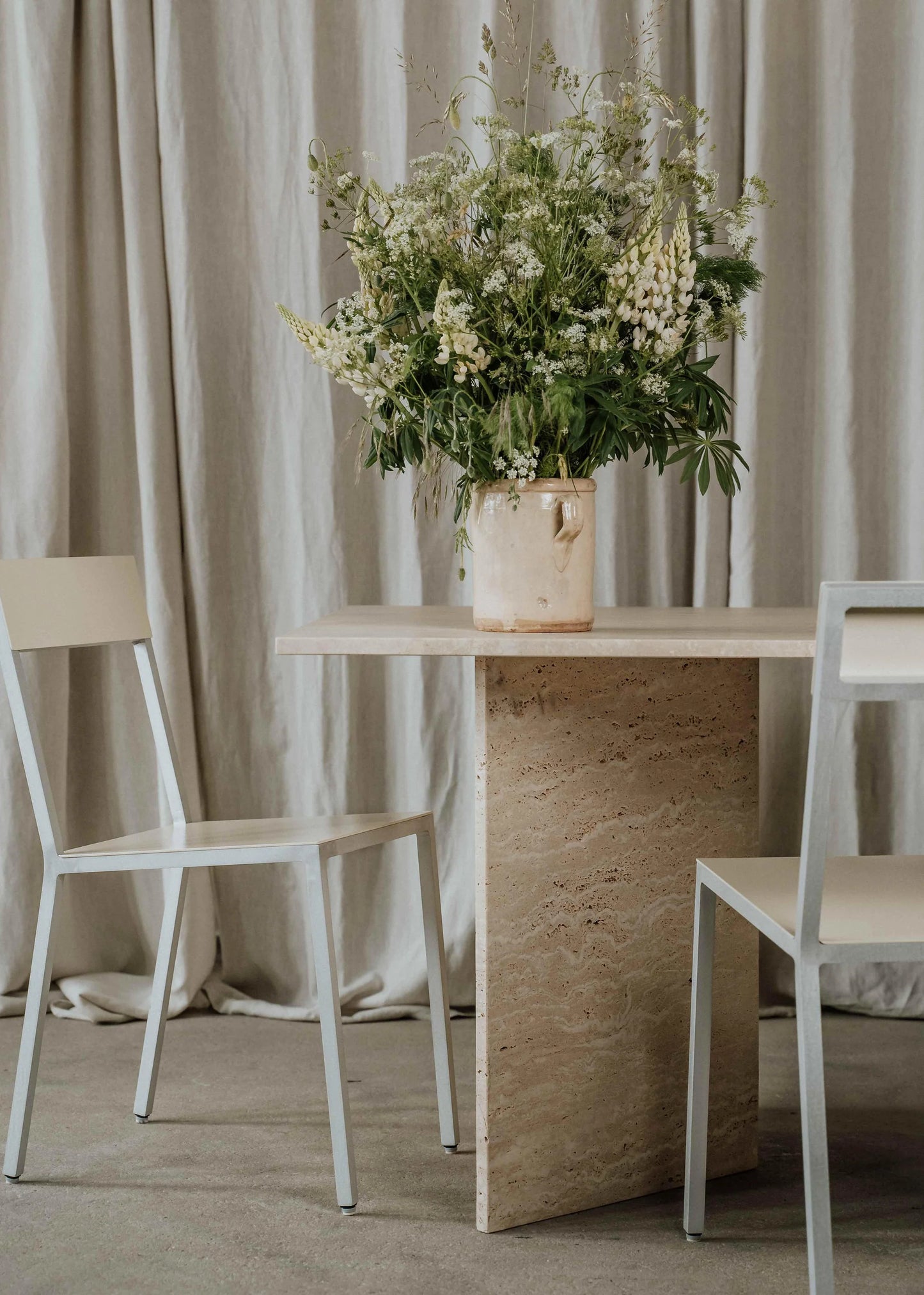 BØLGE | Travertine, Dining table