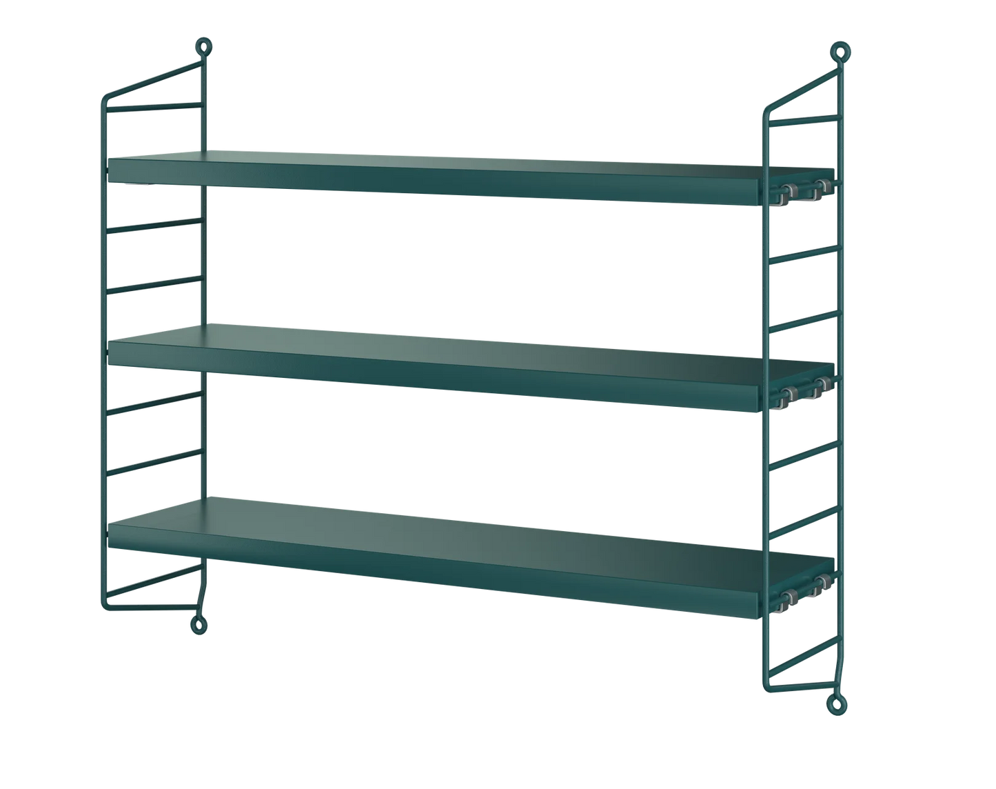 Hylle - pocket 60x15xh50 hvit/eik